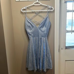 Glitzy And Gorgeous Glitter Knit mini cocktail dress